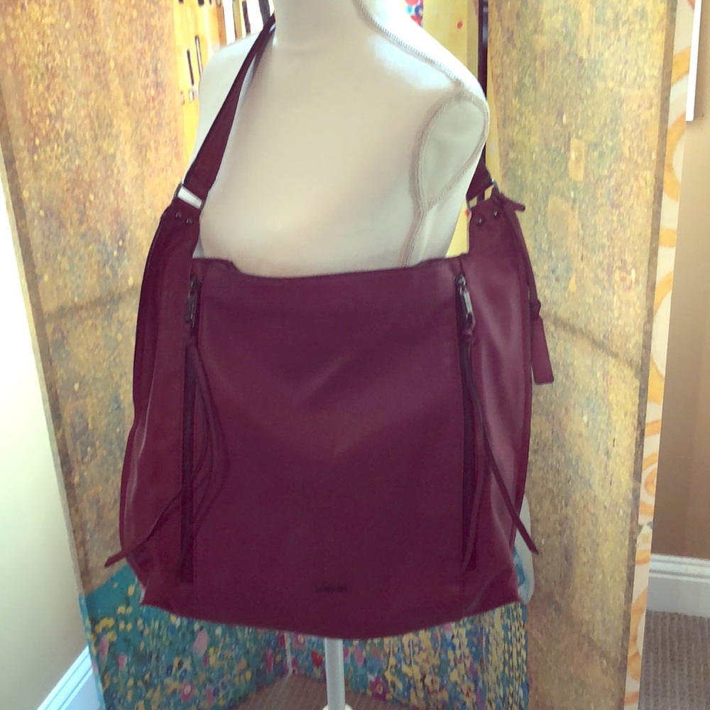 Deep Red leather purse